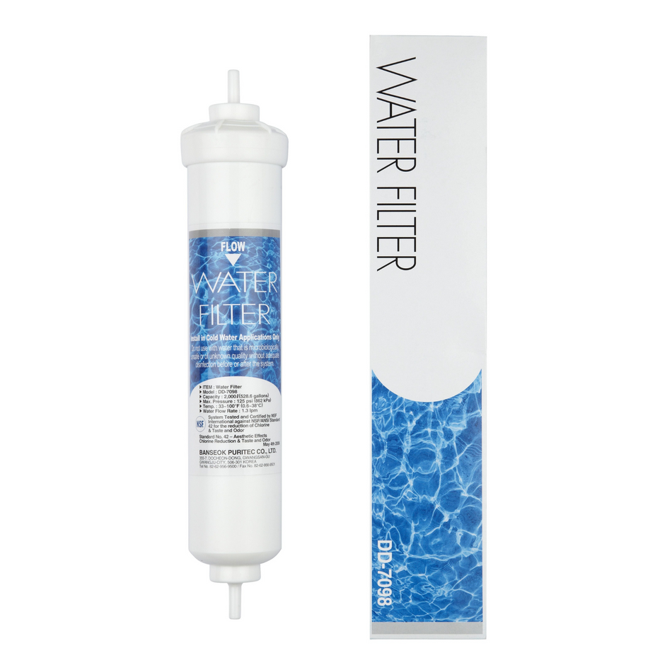 Filtro de água para geladeira em linha Bosch DD7098